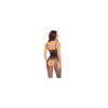 Bodystocking noir scintillante 
